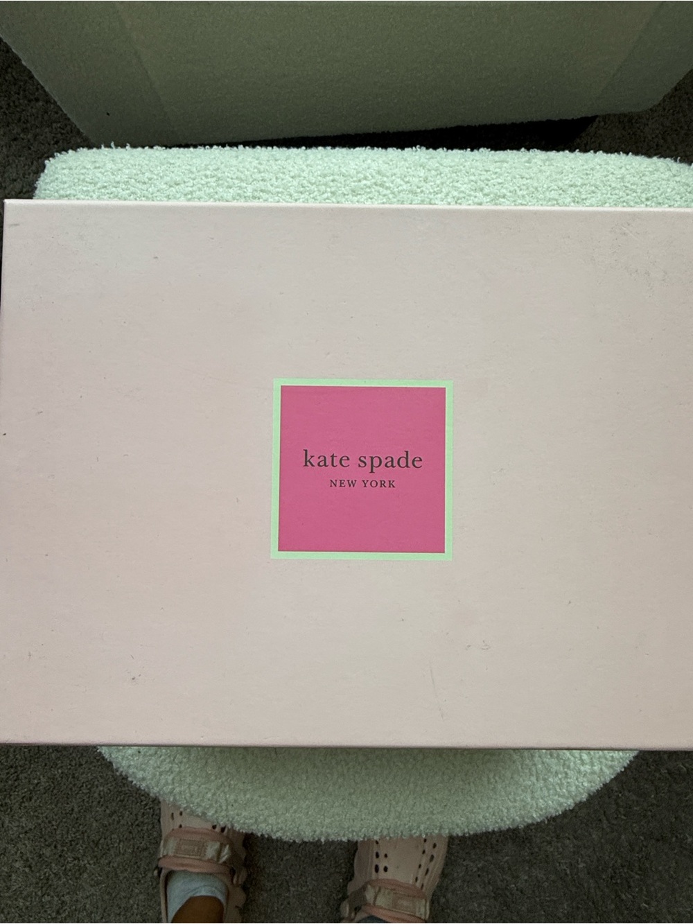 Kate Spade Tan Wedges w/ box.  Never worn
